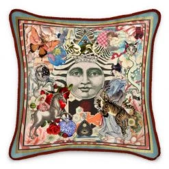 Davinia Silk Cushion By Myrtle & Mary