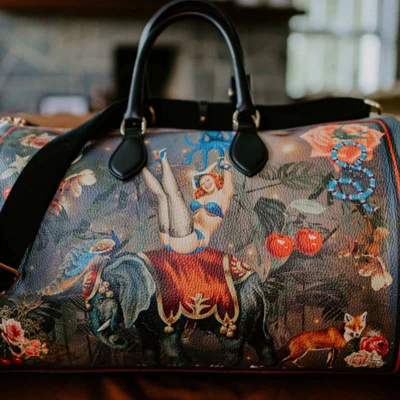 FiFi Nappa Leather Duffle Bag By Myrtle & Mary 7 FiFi Nappa Leather Duffle Bag By Myrtle & Mary - Image 5