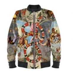 Cirque Du Monde Bomber Jacket By Myrtle & Mary