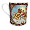 Le Cirque Du Monde China Coffee Cup With Leopard Trim By Myrtle & Mary -Myrtle & Mary Sales Shop cahtias3pxvzl1imvjvb