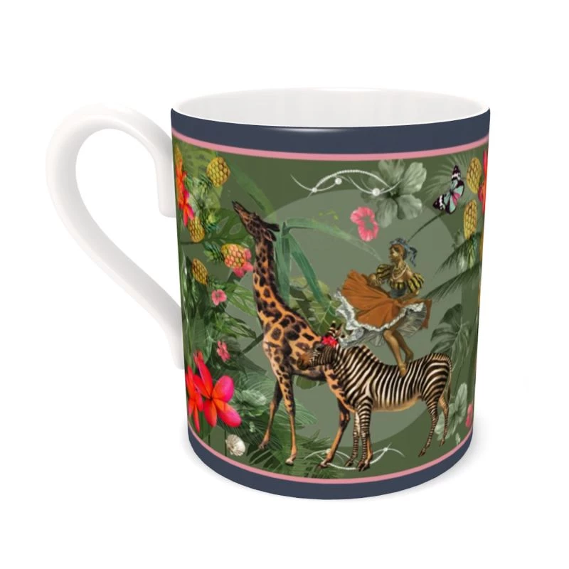 Riri Bone China Coffee Cup - Green By Myrtle & Mary 5 Riri Bone China Coffee Cup - Green By Myrtle & Mary - Image 3