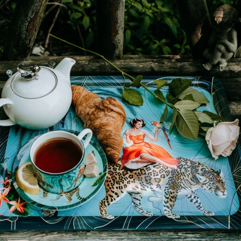 Mary Large Tray - Turquoise By Myrtle & Mary 4 Mary Large Tray - Turquoise By Myrtle & Mary - Image 2