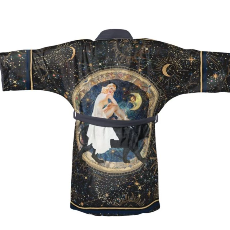 Celeste Silk Kimono By Myrtle & Mary 4 Celeste Silk Kimono By Myrtle & Mary - Image 2