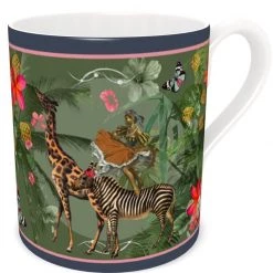 Riri Large China Mug - Green By Myrtle & Mary -Myrtle & Mary Sales Shop g7pwdlzlfhsni69hixdc