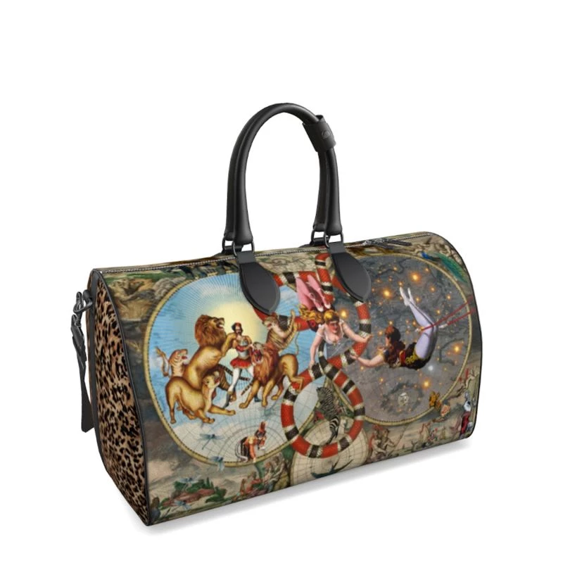 Le Cirque Du Monde Nappa Leather Duffle Bag By Myrtle & Mary 3 Le Cirque Du Monde Nappa Leather Duffle Bag By Myrtle & Mary