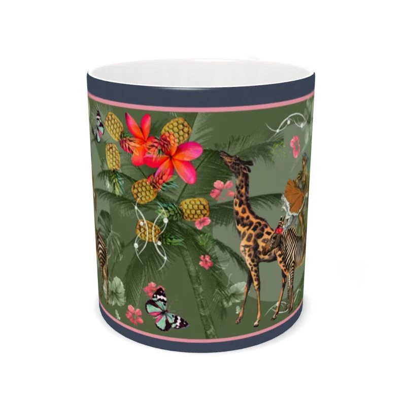 Riri Bone China Coffee Cup - Green By Myrtle & Mary 4 Riri Bone China Coffee Cup - Green By Myrtle & Mary - Image 2