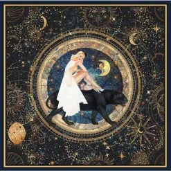 Celeste Silk Satin Scarf By Myrtle & Mary