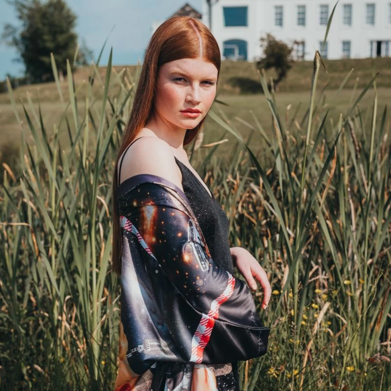 Gigi Silk Kimono By Myrtle & Mary 3 Gigi Silk Kimono By Myrtle & Mary - Image 2