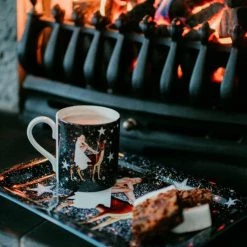 Festive Celeste Bone China Coffee Cup By Myrtle & Mary -Myrtle & Mary Sales Shop jfhvmw642etseb5j34hg