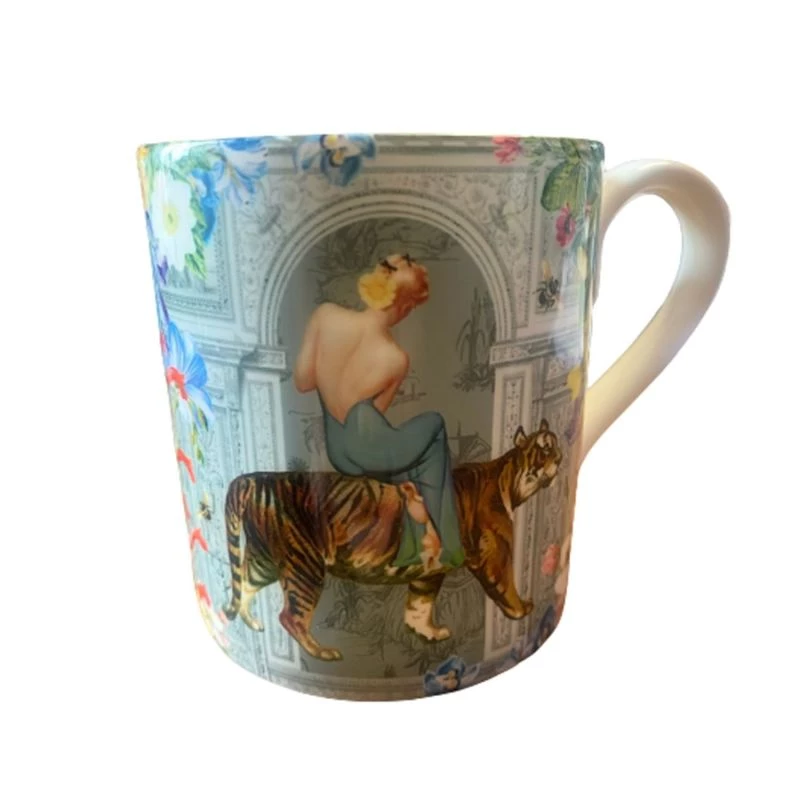 Tigerlily Bone China Coffee Cup- Sage By Myrtle & Mary 4 Tigerlily Bone China Coffee Cup- Sage By Myrtle & Mary - Image 2