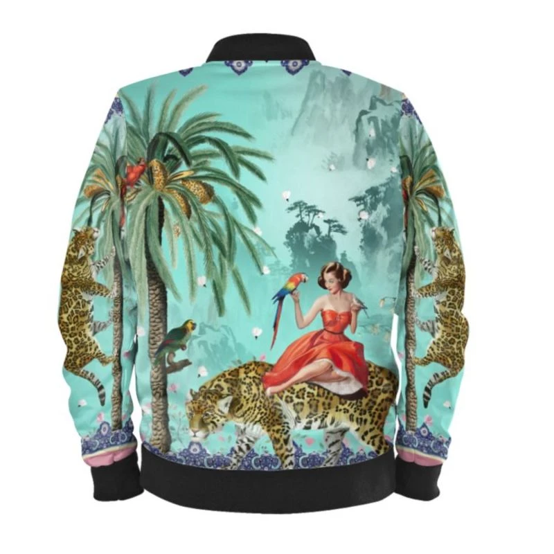 Mary Bomber Jacket - Blue By Myrtle & Mary 6 Mary Bomber Jacket - Blue By Myrtle & Mary - Image 4