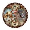 Le Cirque Du Monde China Plate With Leopard Trim By Myrtle & Mary -Myrtle & Mary Sales Shop ldqi0wxg35ydgkbrpssj