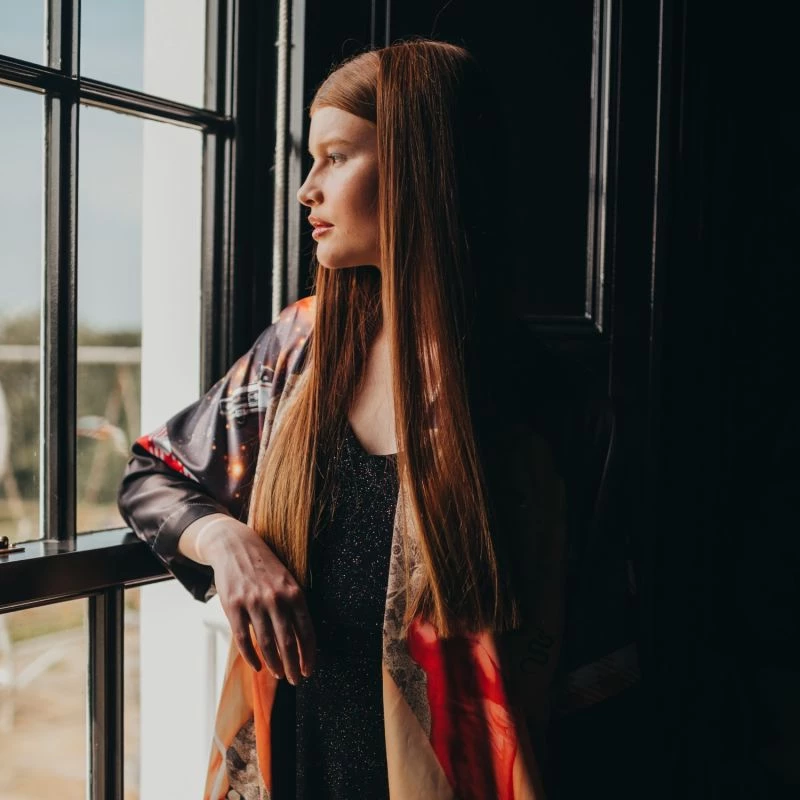 Gigi Silk Kimono By Myrtle & Mary 4 Gigi Silk Kimono By Myrtle & Mary - Image 3