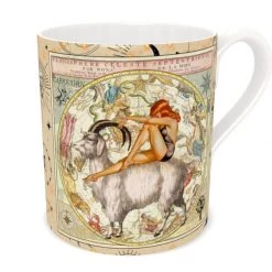 C A P R I C O R N Zodiac Bone China Mug By Myrtle & Mary