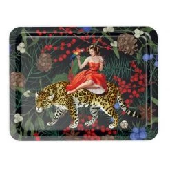 Festive Mary Large Tray By Myrtle & Mary