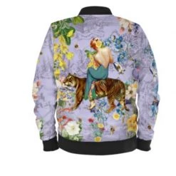Tigerlily Bomber Jacket - Periwinkle By Myrtle & Mary
