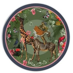 Riri Bone China Plate - Green By Myrtle & Mary