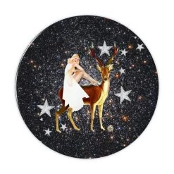 Festive Celeste Bone China Plate By Myrtle & Mary