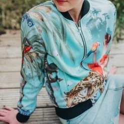 Mary Bomber Jacket - Blue By Myrtle & Mary 8 Mary Bomber Jacket - Blue By Myrtle & Mary -Myrtle & Mary Sales Shop p9mfgbyru1lip6pdbvfn