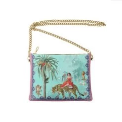Mary Cross Body Bag - Turquoise By Myrtle & Mary