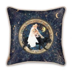 Celeste Silk Cushion By Myrtle & Mary