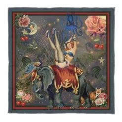 Fifi Silk Satin Scarf By Myrtle & Mary