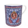 Mishcka Bone China Mug - Blue By Myrtle & Mary