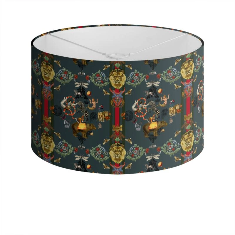 Circus Circus Drum Lampshade Midnight Cowboy By Myrtle & Mary 3 Circus Circus Drum Lampshade Midnight Cowboy By Myrtle & Mary