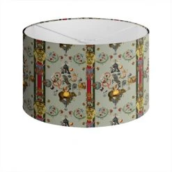 Circus Circus Drum Lampshade Library Book By Myrtle & Mary