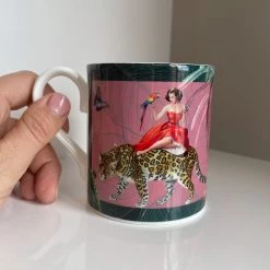 Mary Bone China Coffee Cup - Pink & Purple By Myrtle & Mary -Myrtle & Mary Sales Shop wa8fmtcbvmedkag7sq6m