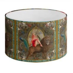 Myrtle Drum Lamp Shade - Gold By Myrtle & Mary