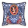 Mishcka Bluebell Silk Cushion By Myrtle & Mary -Myrtle & Mary Sales Shop xkogdtiszmtijs934azv