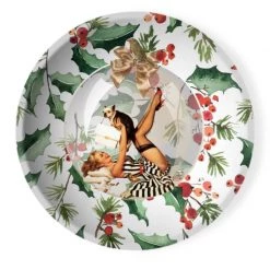 Holly Giant Serving Bowl By Myrtle & Mary