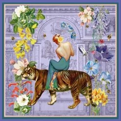 Tigerlily Limited Edition Print - Periwinkle By Myrtle & Mary